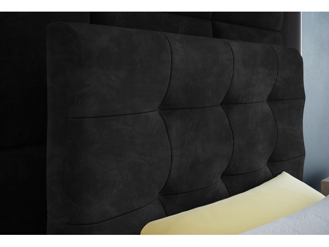 Łóżko kontynentalne Sleepy 80 Riviera 100 czarny