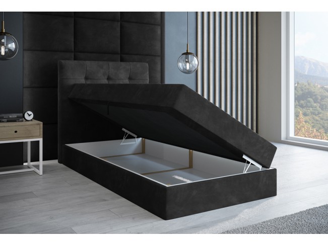 Łóżko kontynentalne Sleepy 80 Riviera 100 czarny
