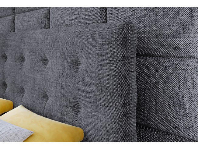 Łóżko kontynentalne Sleepy 180 Sawana 05 szary