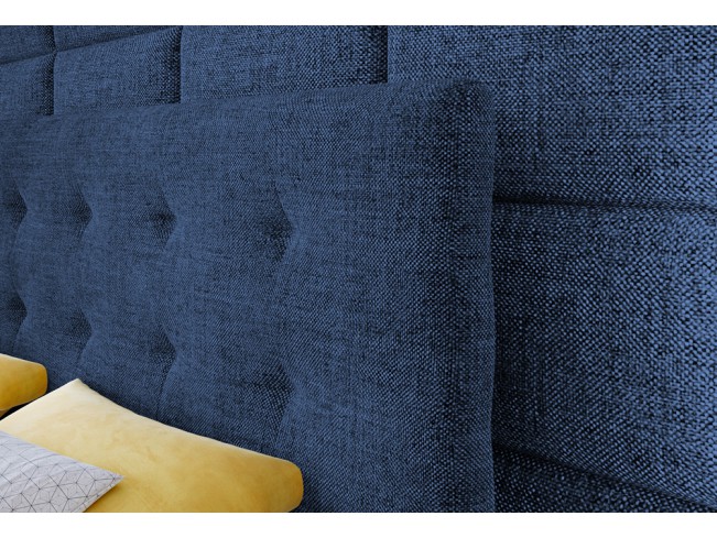 Łóżko kontynentalne Sleepy 180 Sawana 80 niebieski jeans