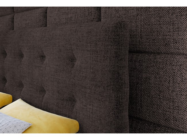 Łóżko kontynentalne Sleepy 160 Inari 24 mleczna czekolada