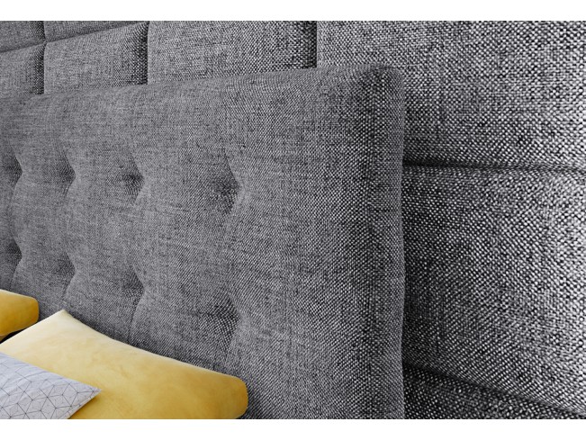 Łóżko kontynentalne Sleepy 140 Inari 91 jasny szary