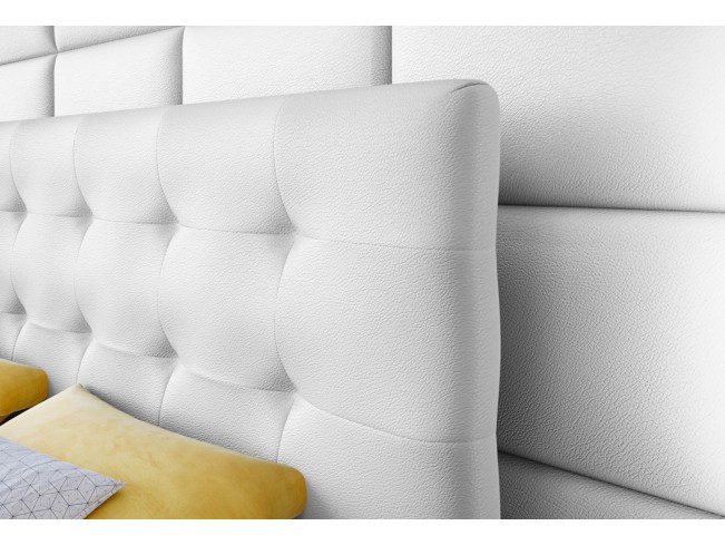 Łóżko kontynentalne Sleepy 180 Madryt 920 biały