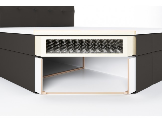 Łóżko kontynentalne Sleepy 160 Madryt 995 szary