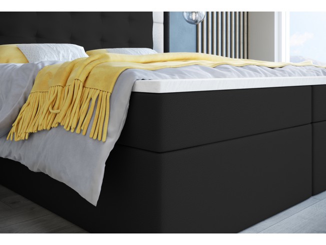 Łóżko kontynentalne Sleepy 160 Madryt 9100 czarny