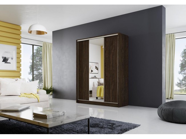 Szafa przesuwna Meblo 1 wenge 150 cm