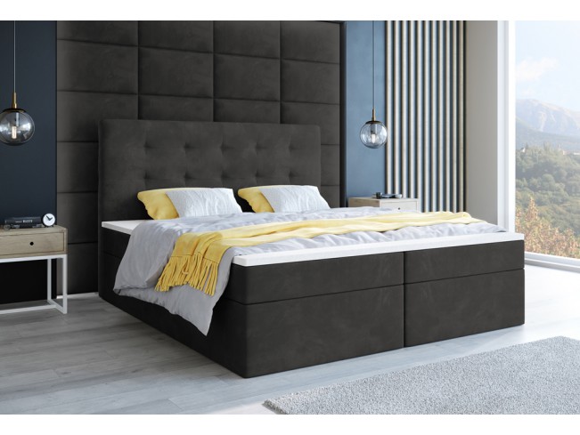 Łóżko kontynentalne Sleepy 160 Kronos 22 stalowy