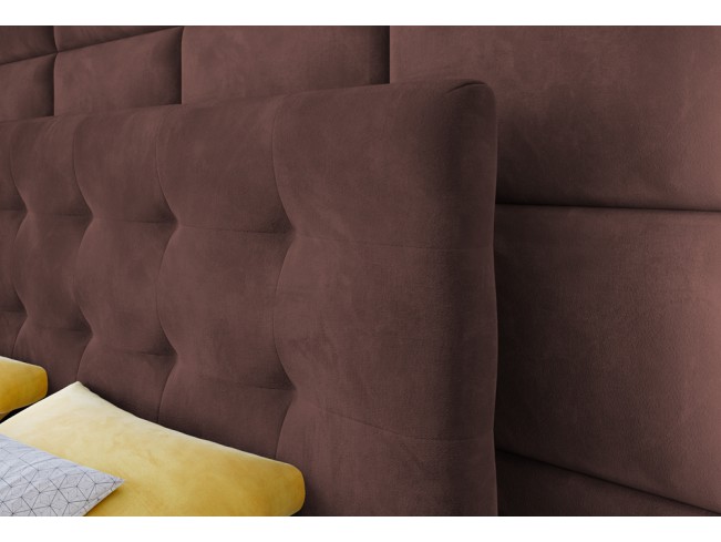 Łóżko kontynentalne Sleepy 160 Kronos 29 łososiowy