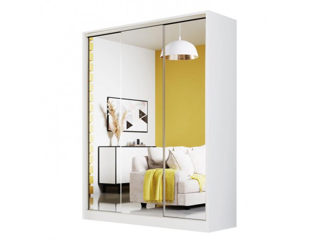 Szafa Meblo 2 150 biały mat - widok z przodu