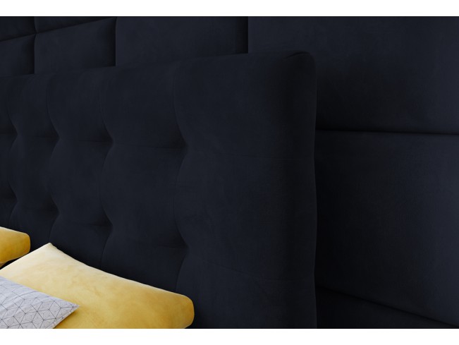 Łóżko kontynentalne Sleepy 140 Monolith 79 ciemny granat