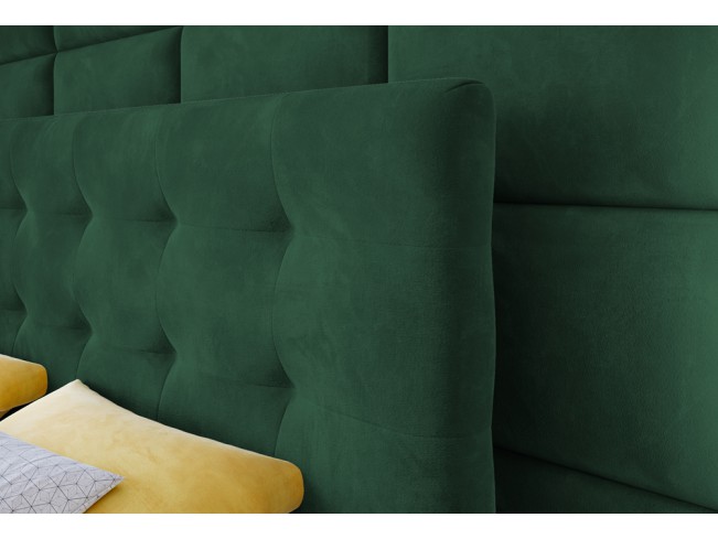 Łóżko kontynentalne Sleepy 160 Kronos 19 butelkowa zieleń