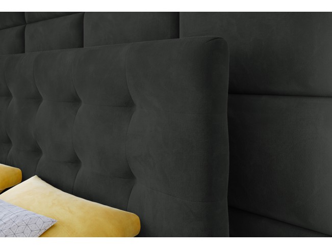 Łóżko kontynentalne Sleepy 140 Kronos 34 ciemny szary