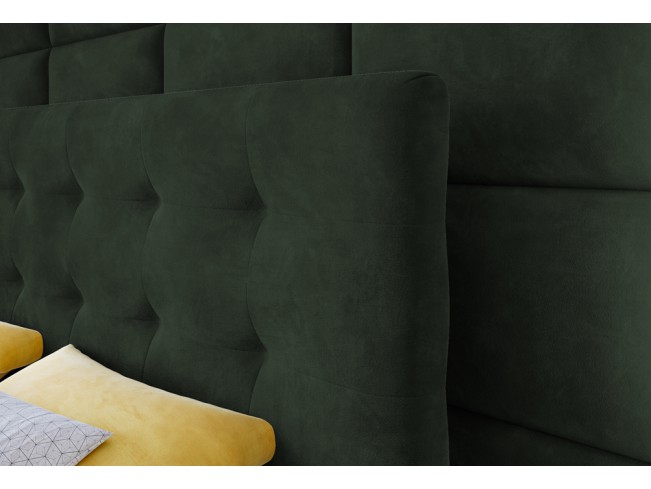 Łóżko kontynentalne Sleepy 180 Riviera 38 ciemny zielony