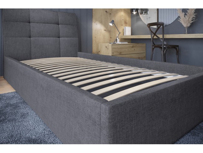 Łóżko tapicerowane Joko 80 Sawana 05 szary