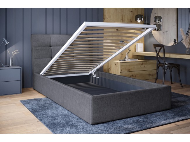 Łóżko tapicerowane Joko 80 Sawana 05 szary