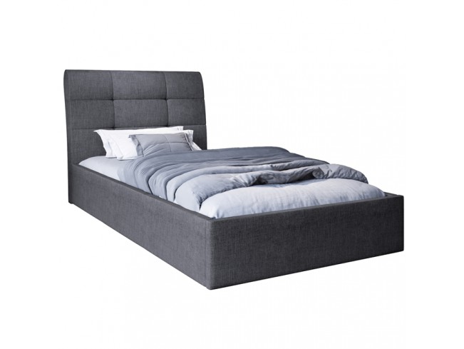 Łóżko tapicerowane Joko 80 Sawana 05 szary - widok z przodu
