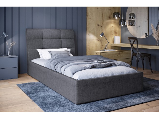 Łóżko tapicerowane Joko 120 Sawana 05 szary