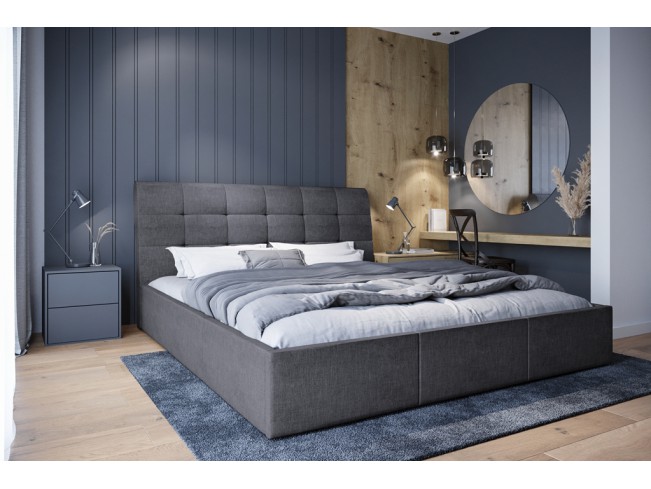 Łóżko tapicerowane Joko 140 Sawana 05 szary