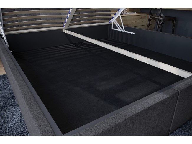 Łóżko tapicerowane Joko 180 Sawana 05 szary