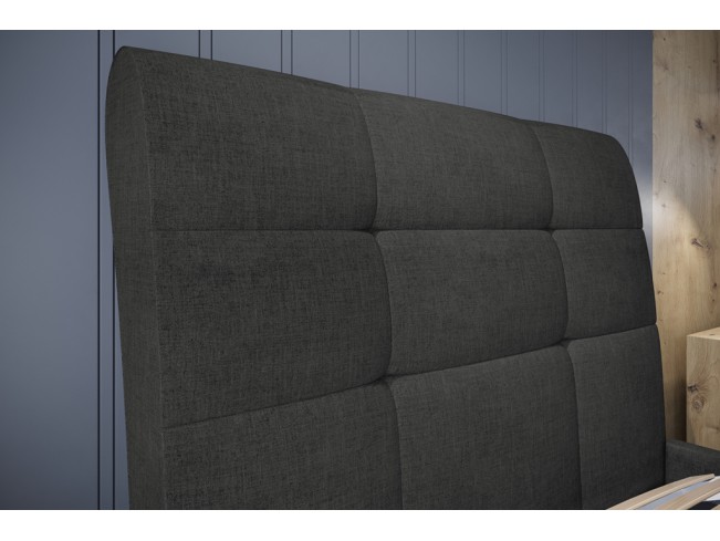 Łóżko tapicerowane Joko 90 Sawana 14 czarny