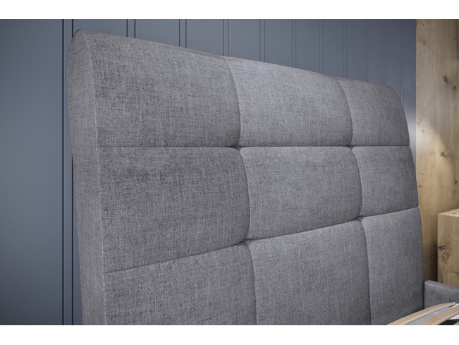 Łóżko tapicerowane Joko 80 Sawana 21 jasny szary