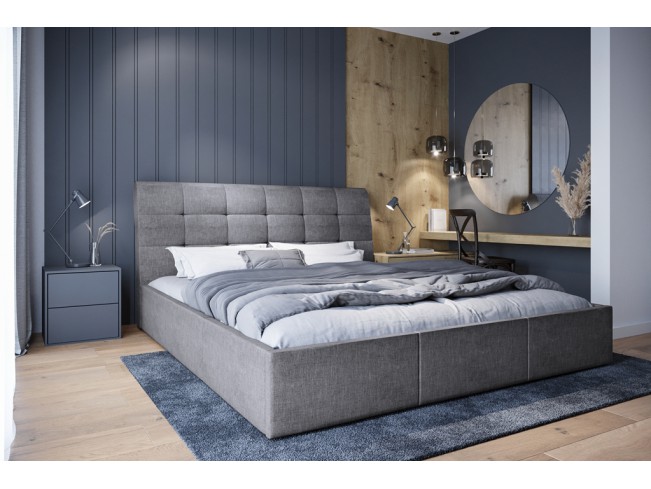 Łóżko tapicerowane Joko 160 Sawana 21 jasny szary
