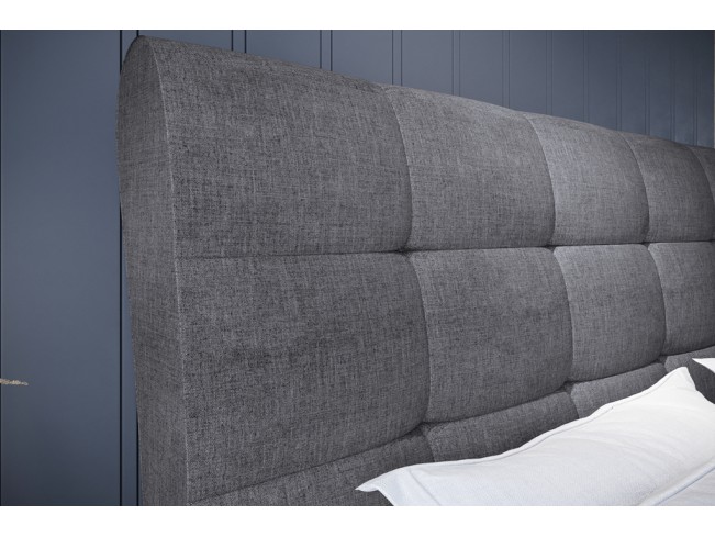 Łóżko tapicerowane Joko 180 Sawana 21 jasny szary