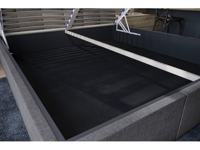 Łóżko tapicerowane Joko 180 Sawana 21 jasny szary