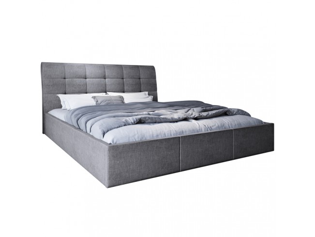 Łóżko tapicerowane Joko 180 Sawana 21 jasny szary - widok frontowy