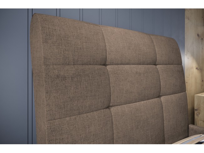 Łóżko tapicerowane Joko 120 Sawana 25 ciepły brąz