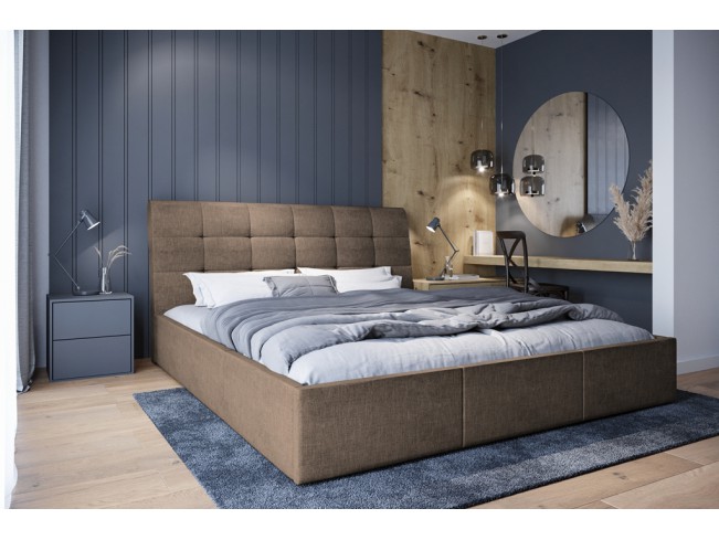 Łóżko tapicerowane Joko 160 Sawana 25 ciepły brąz