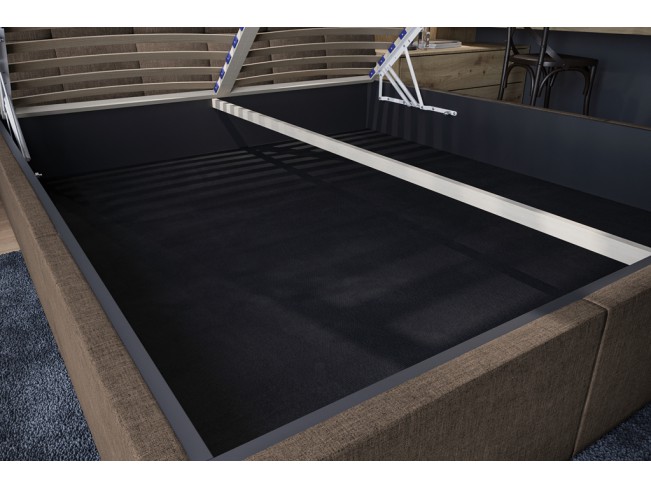 Łóżko tapicerowane Joko 180 Sawana 25 ciepły brąz