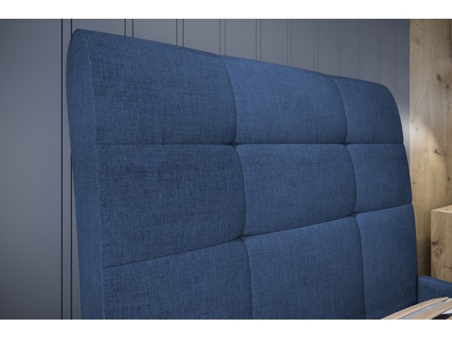 Łóżko tapicerowane Joko 90 Sawana 80 niebieski jeans