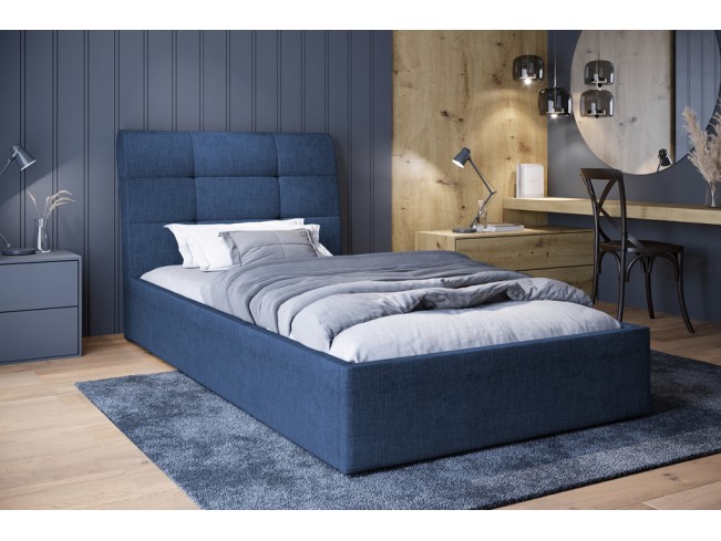 Łóżko tapicerowane Joko 120 Sawana 80 niebieski jeans