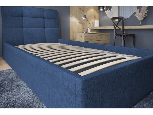 Łóżko tapicerowane Joko 120 Sawana 80 niebieski jeans
