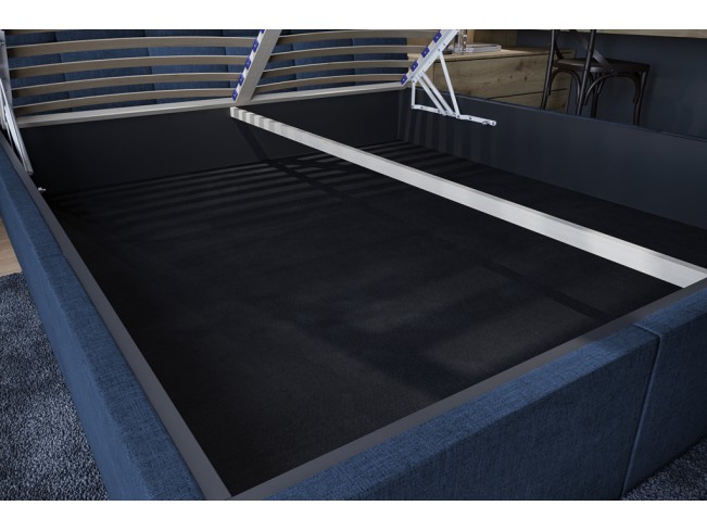 Łóżko tapicerowane Joko 140 Sawana 80 niebieski jeans