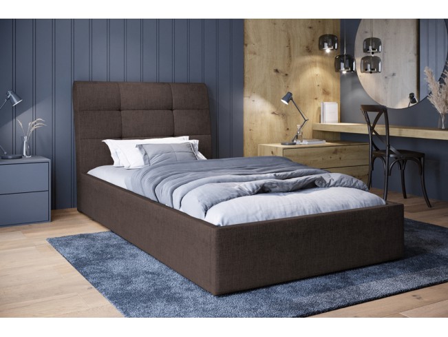 Łóżko tapicerowane Joko 120 Inari 24 mleczna czekolada