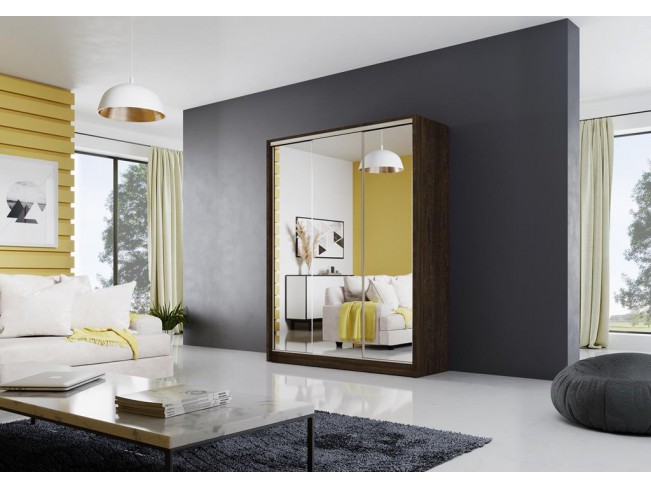 Szafa przesuwna Meblo 2 wenge 150 cm