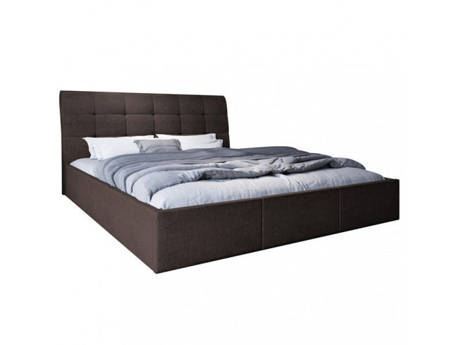 Łóżko tapicerowane Joko 160 Inari 24 mleczna czekolada - widok z przodu