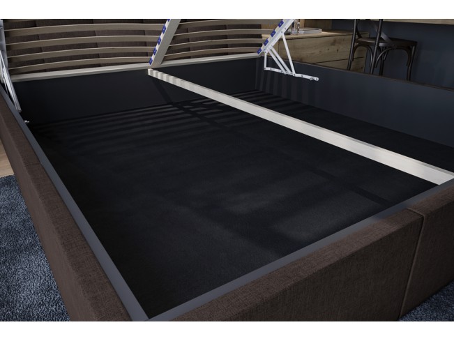 Łóżko tapicerowane Joko 180 Inari 24 mleczna czekolada