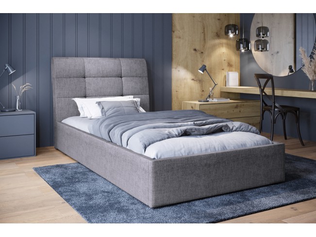 Łóżko tapicerowane Joko 80 Inari 91 jasny szary