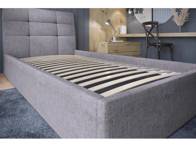 Łóżko tapicerowane Joko 90 Inari 91 jasny szary