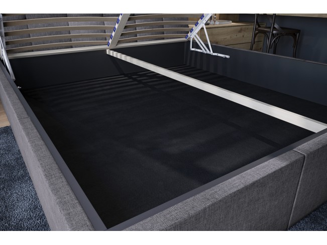 Łóżko tapicerowane Joko 140 Inari 91 jasny szary