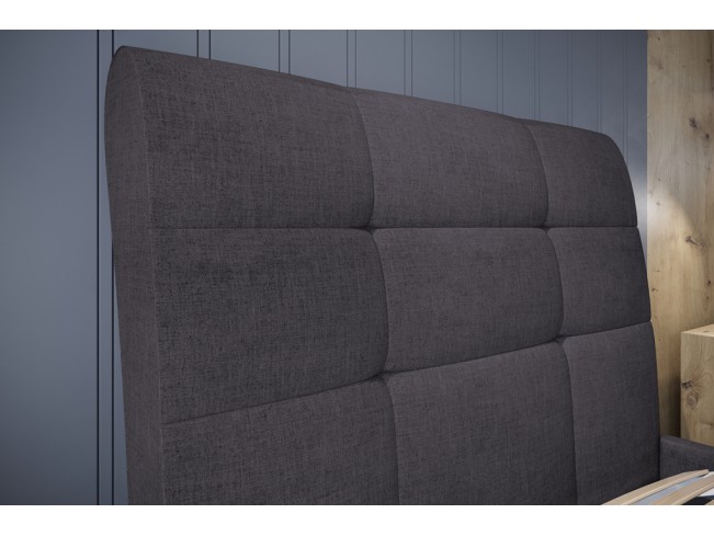 Łóżko tapicerowane Joko 120 Inari 96 ciemny szary