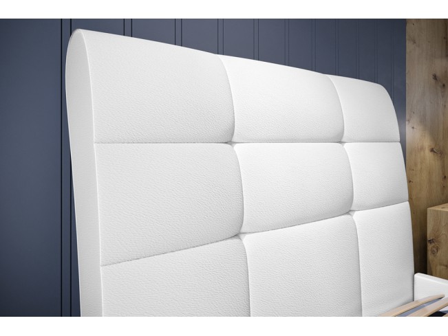 Łóżko tapicerowane Joko 90 Madryt 920 biały