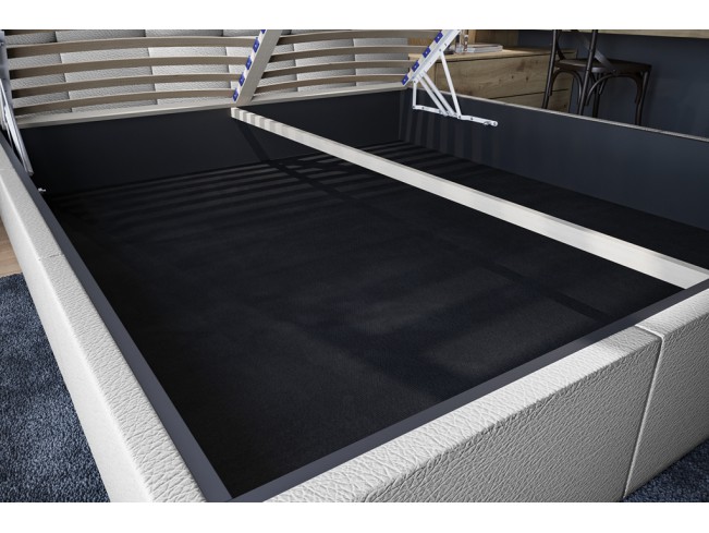 Łóżko tapicerowane Joko 140 Madryt 920 biały