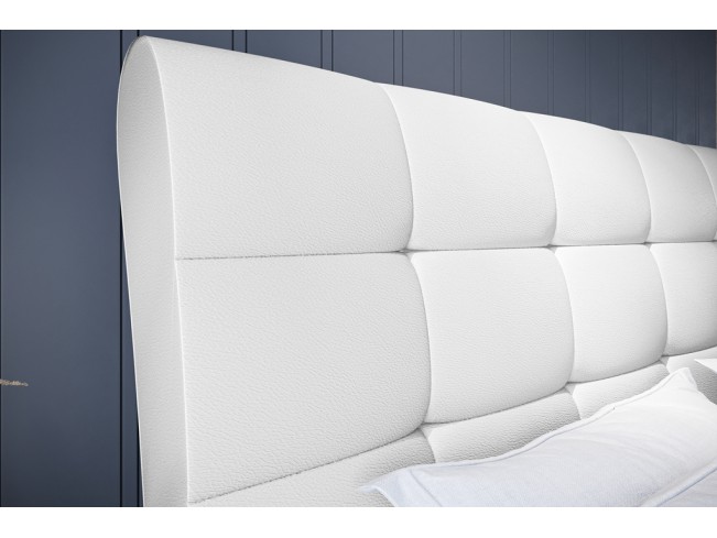 Łóżko tapicerowane Joko 140 Madryt 920 biały