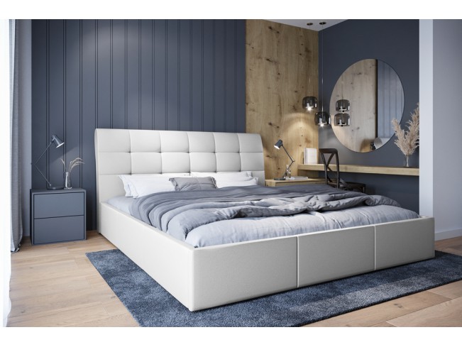 Łóżko tapicerowane Joko 160 Madryt 920 biały