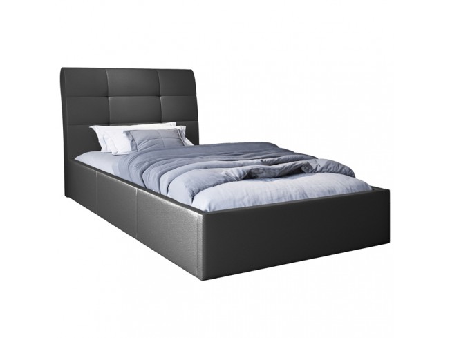 Łóżko tapicerowane Joko 120 Madryt 995 szary - widok z przodu