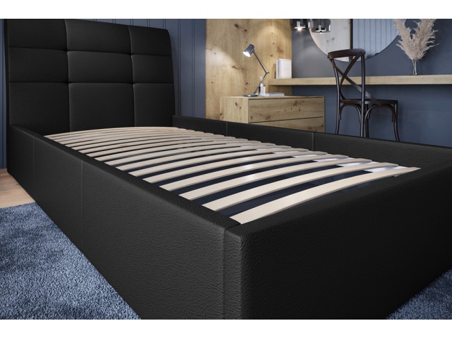 Łóżko tapicerowane Joko 80 Madryt 9100 czarny